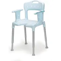 Etac Swift douchestoel blauw