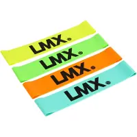 Lifemaxx LMX Mini Weerstandsband - Sterk - Blauw - 10 stuks