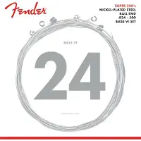 Fender SuperSonic 250B6 Bass VI Strings Nickel-Plated Steel Ball End Gauges .024-.100