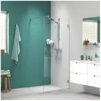 Sealskin Inloopdouche i am type a3 90x200 cm helder glas antikalk rvs look