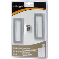 Storemax Basic Schuifdeur Handgreep Recht Vierkant 2 Stuks