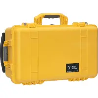 Peli Trolley 1510 Yellow met plukschuim