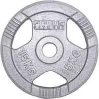 Focus fitness Halterschijf 30 mm - Focus Fitness Hamerton - 15 kg - Gietijzer