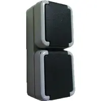 Peha SWD opbouw stopcontact dubbel verticaal - 4657961