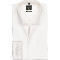 Olymp No. Six Super Slim Overhemd wit, Effen