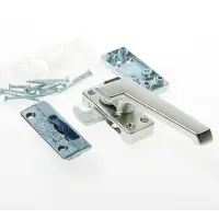 Axa Raamsluiting met nok drukknop inbouw sluitkom rechts F2 3318-31-92/E