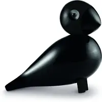 Kay bojesen Holzfigure - Sangfugl - 15 cm - Rabe - - One Size - Dekoration