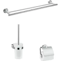 Hansgrohe Badaccessoire 3-delige set Logis Universal chroom
