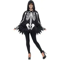 Smiffys Skeleton set (zwart en wit)