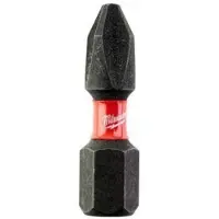 Milwaukee MILW bit v/kruiskopschroeven, phillips, grootte bit 2, (inch) 1/4"