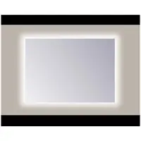 Sanicare Q-mirrors spiegel zonder omlijsting / PP geslepen 75 cm. rondom Ambiance warm white leds