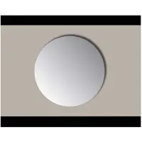 Sanicare Q-mirrors spiegel rond 85 cm. zonder omlijsting / PP geslepen