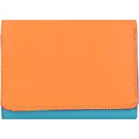Mywalit Portemonnee 'Medium Tri-fold' neonblauw / neonlila / oranje / neonoranje / donkerroze