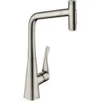 Hansgrohe M71 - Keukenkraan M7117-H320 met uittrekbare handdouche, sBOX, RVS look 73816800