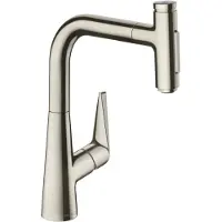 Hansgrohe Talis Select M51 - Keukenkraan M5117-H220 met uittrekbare handdouche, sBOX, RVS look 73868800