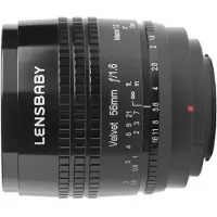 Lensbaby Velvet 56 Canon RF-mount objectief Zwart