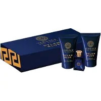 Versace - Dylan Blue Miniset 5 ml, Dylan Blue 25 ml and aftershave balm Dylan Blue 25 ml - Eau De Toilette - 5ML