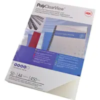 GBC Voorblad A4 Polycover 300micron semitransparant 100 stuks