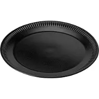 Knabstrup Keramik Knabstrup bord zwart 19 cm