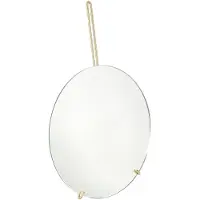 MOEBE Wall mirror Ø 30 cm Messing