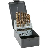 Labor Spiraalborenset | DIN338 HSS-Co 5% | 25-delig | 1-13mm x 0.5mm - KA012250