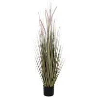 Mica Decorations Kunstplant Dogtail Gras in Pot - H150xØ17 cm - Paars