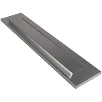 Dulimex DX Ami Briefplaat buitendraaiend veer recht F1 Aluminium 340 x 73 MM