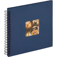 Walther design SA-108-L Fun - Spiraal album - Formaat 26 x 25 cm - Blauw