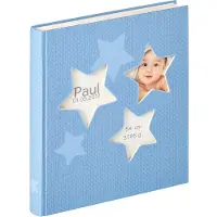 Walther design Estrella blauw 28x30,5 50 witte pagina's baby UK133L