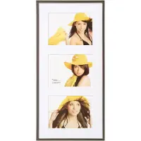 Walther design Fotolijst New Lifestyle 3x 15x20 cm staalkleurig