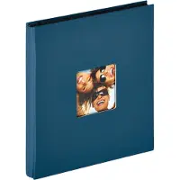 Walther design EA-110-L Fun - Insteekalbum - Formaat 31 x 33 cm - 400 foto's 10 x 15 cm - Blauw