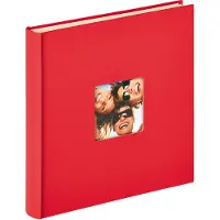 Walther design SK-110-R Fun - Zelfklevend album - Formaat 33 x 34 cm - Rood