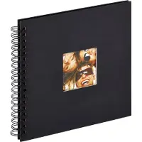 Walther design SA-108-B Fun - Spiraal album - Formaat 26 x 25 cm - Zwart