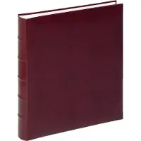 Walther design FA-373-B Classic - Classic album - Formaat 30 x 37 cm - 80 witte pagina's - Wijnrood
