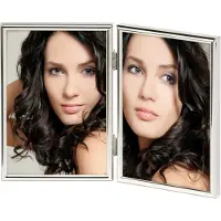 Walther design Design Chloe - Fotolijst - Fotoformaat 2x 10x15 cm - Zilver