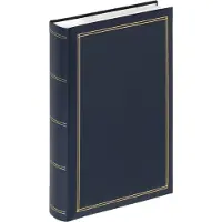 Walther design ME-140-L Monza - Memo insteekalbum - Formaat 24 x 33 cm - 300 foto's 10 x 15 cm - Blauw