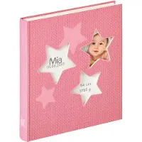 Walther design Estrella roze 28x30,5 50 witte pagina's baby UK133R