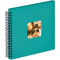 Walther design SA-108-K Fun - Spiraal album - Formaat 26 x 25 cm - Petrolgroen