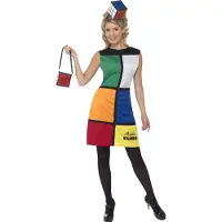 Smiffys Rubiks Kubus kostuum vrouw