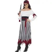 Smiffy Pirate verkleedkleding dame lang