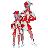 Wilbers Dansmarieke bi-stretch, rood | Maat 48 |