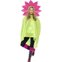 Smiffy Party Poncho festival bloem