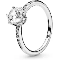 Pandora Stories 925 Sterling Zilveren Crown Ring 198289CZ-50 (Maat: 50)