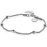 Zinzi zilveren fantasie armband 17,5-20,5cm ZIA1128