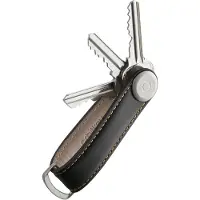 OrbitKey 2.0 leather navy tan