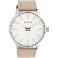 Oozoo Timepieces Roze/Zilverkleurig horloge C10031 (45 mm)