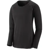 Patagonia - Women's Cap Midweight Crew - Synthetisch ondergoed XL, zwart