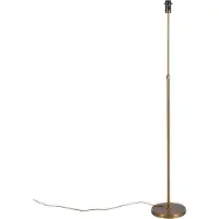 QAZQA Vintage vloerlamp verstelbaar brons - Parte