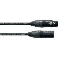 Cordial CPM 1 FM XLR Verbindingskabel [1x XLR-bus - 1x XLR-stekker] 1.00 m Zwart