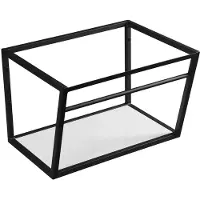 Sonstiges Sapho SKA console onder het wastafelmeubel, afmetingen 600x400x460 mm, mat zwart, met wit MDF-blad